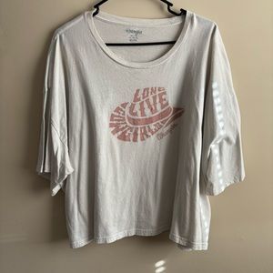 Women’s Wrangler Long Live Cowgirl Semi Crop T-Shirt Size XL